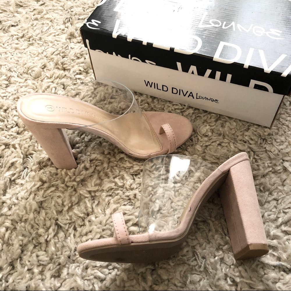 Clear Nude Heels